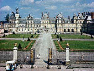 View of the Exterior by French School